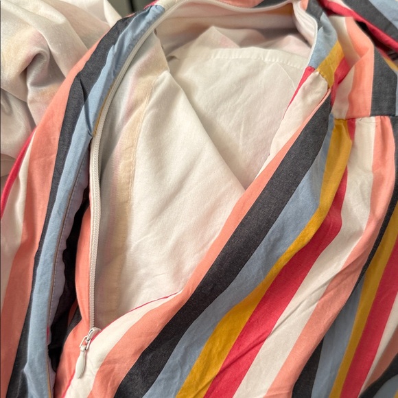 J. Crew Multicolor Striped Tiered Dress - Picture 7 of 9